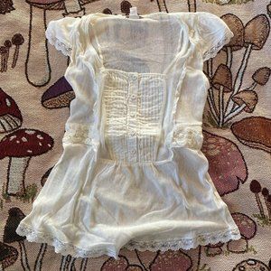 Women's Cream Blouse